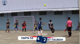 SMPN 53 Batam Meraih Juara Ketiga Putera Batam Cup 2024 Cabang Futsal